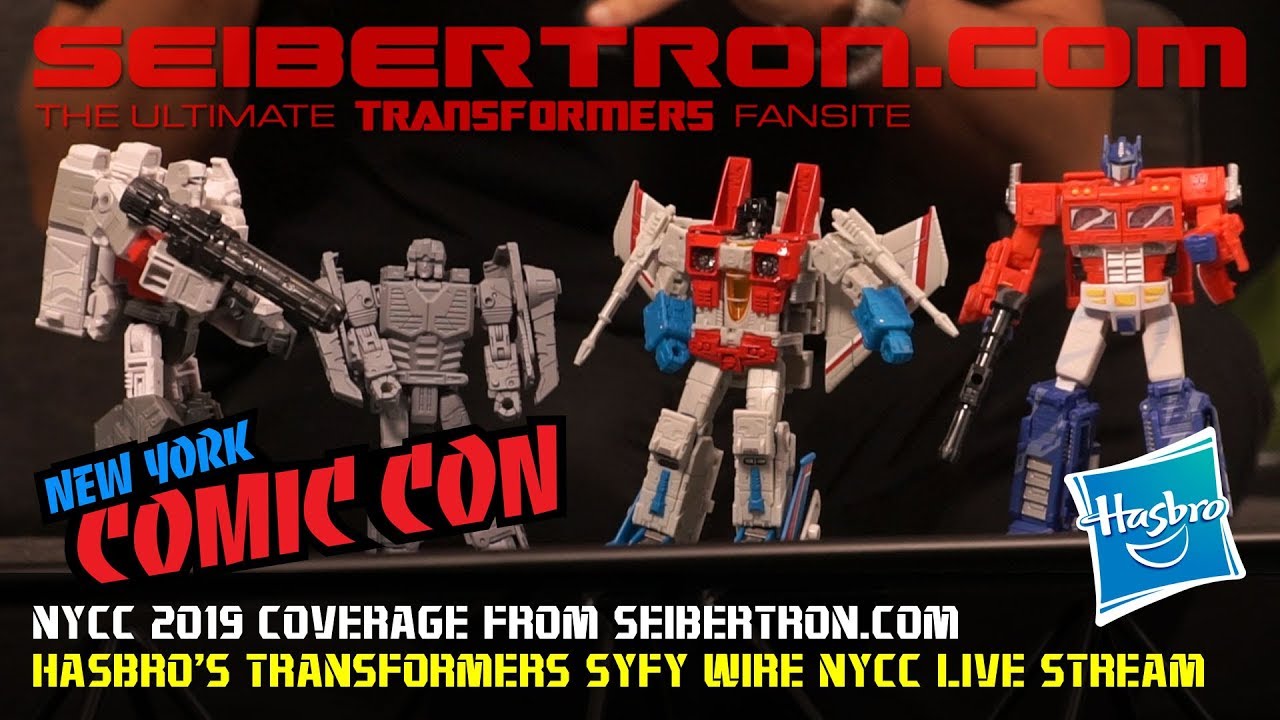 Hasbro's Transformers brand live stream at #NYCC #NYCC2019