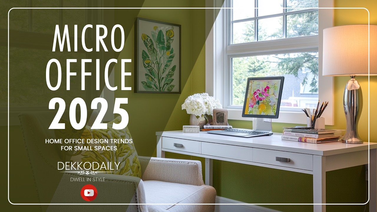 Maximize Your Micro-Office: 2025 Home Office Design Trends for Small Spaces