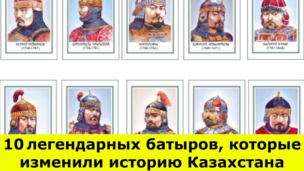 10 легендарных батыров, которые изменили историю Казахстана