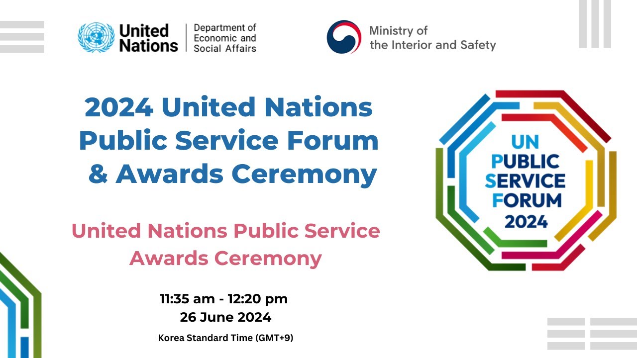 2024 UN Public Service Awards Ceremony