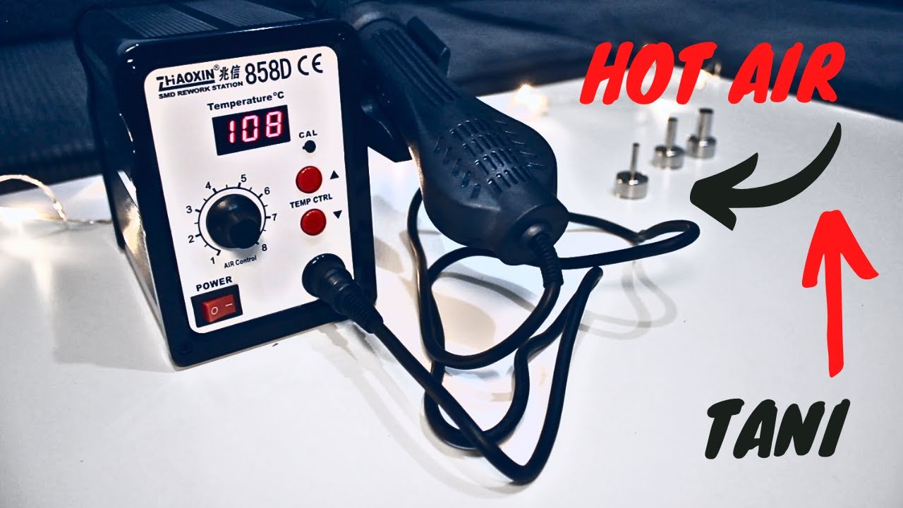 KUPIŁEM TANIĄ STACJĘ HOT AIR ZHAOXIN 858D - BARDZO FAJNY SPRZĘT - MOŻNA SUSZYĆ GŁOWE - LEKKI TEST 4K