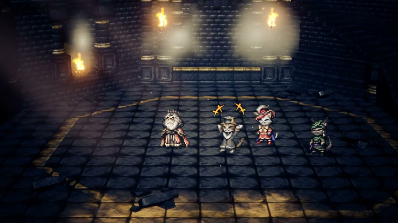Octopath COTC Day 7: Pardis vs ALL Elite Tower (1 attempt)