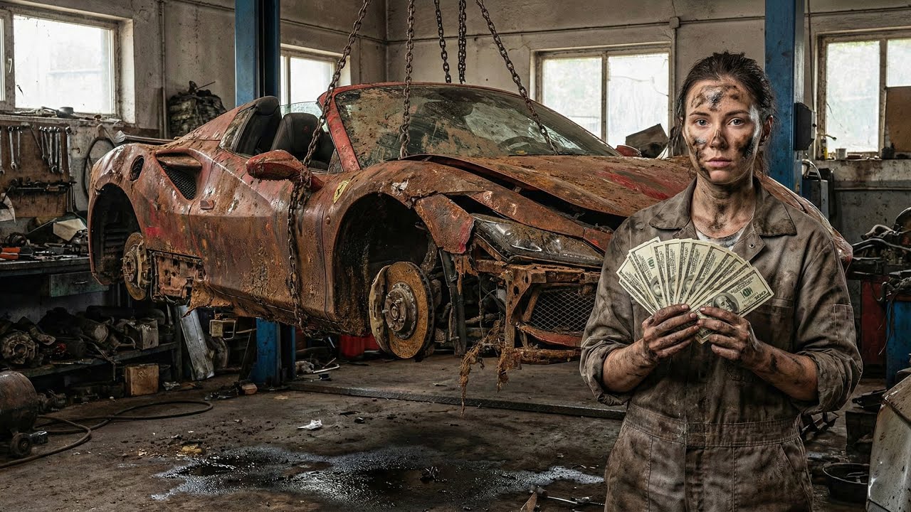 I Bought a Destroyed Ferrari F8 Spider (Full V8 Mechanical Restoration)