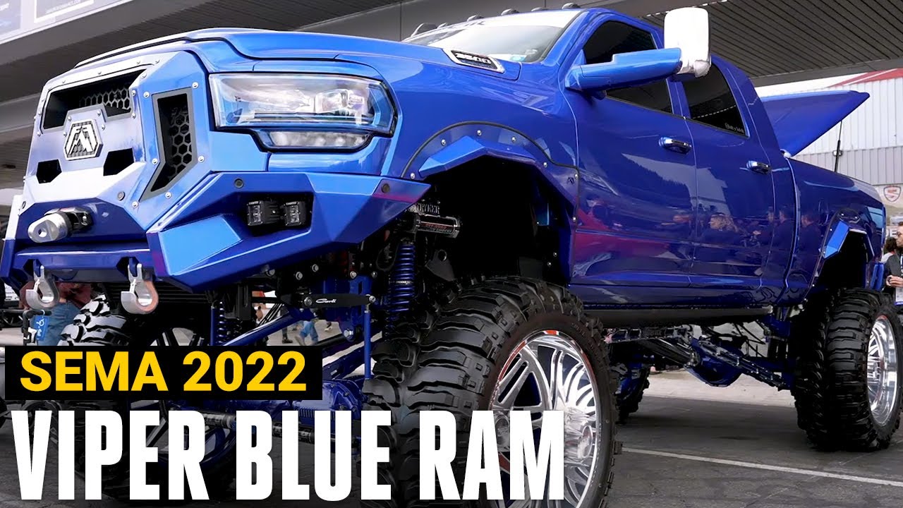 Viper Blue Custom Ram Build SEMA 2022