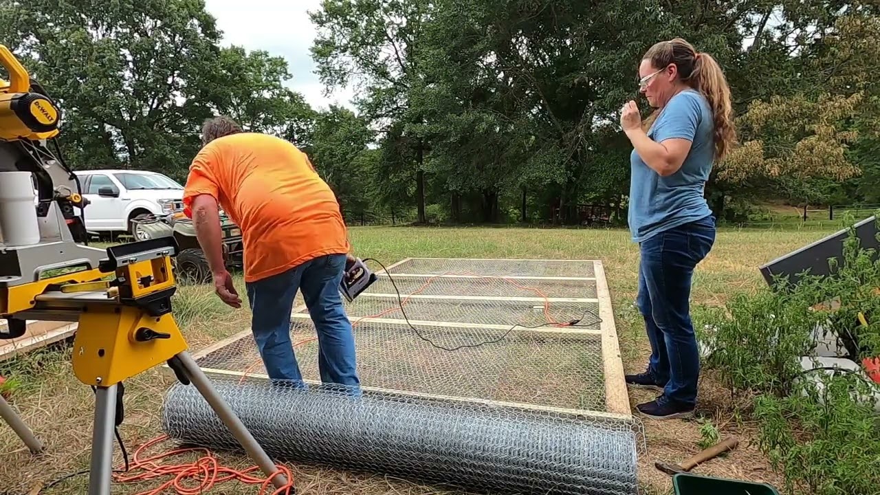 Building a quail run/ Start to finish