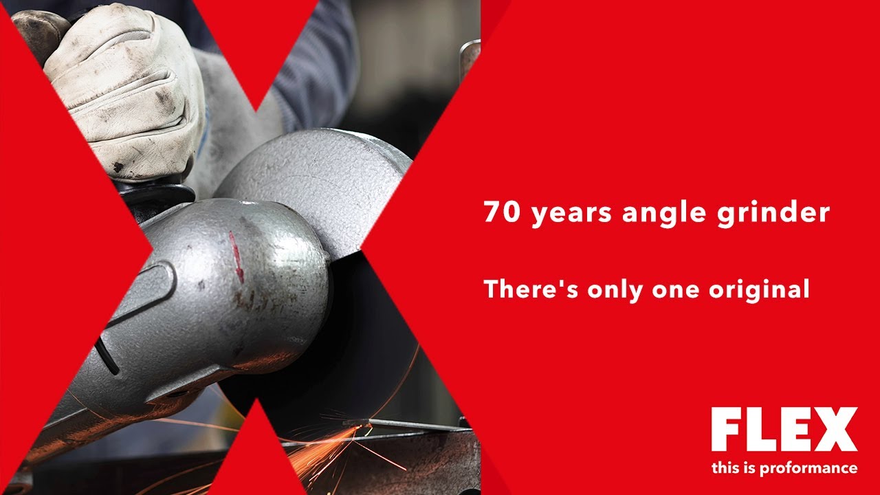 70 Years of FLEX Angle Grinders &ndash; The Story of the Original