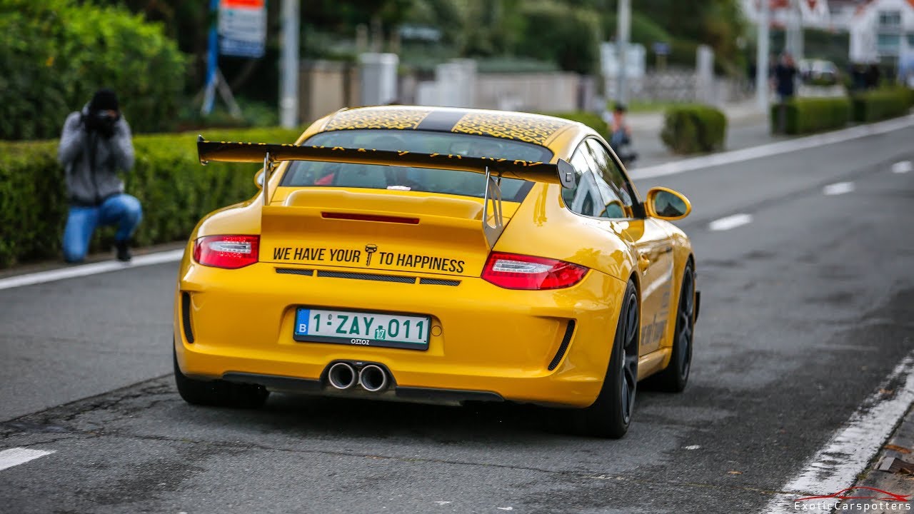LOUD Porsche 997 GT3 w/ Akrapovic Exhaust - Onboard Ride & Accelerations !
