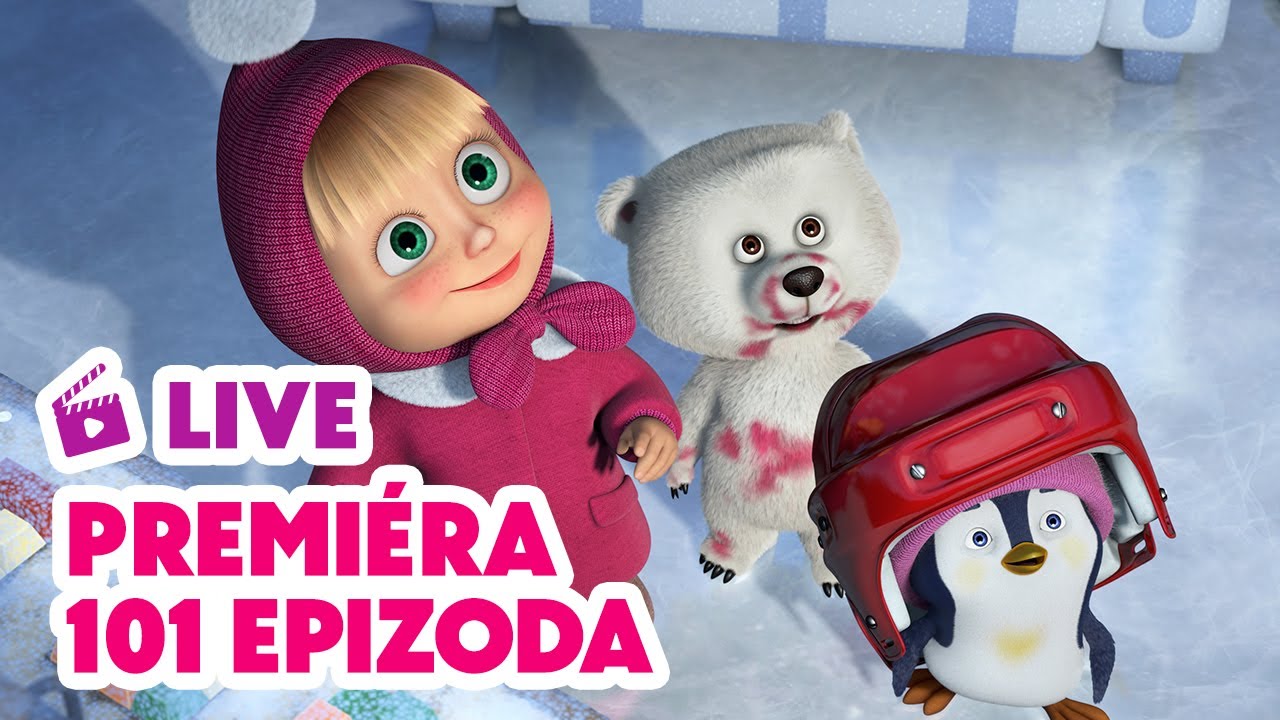 🔴 LIVE! 🔔 Premiéra 🔔 Záhadný host 🐻‍❄️🧊 NOVÁ EPIZODA 💥 Máša a Medvěd 🐻👧