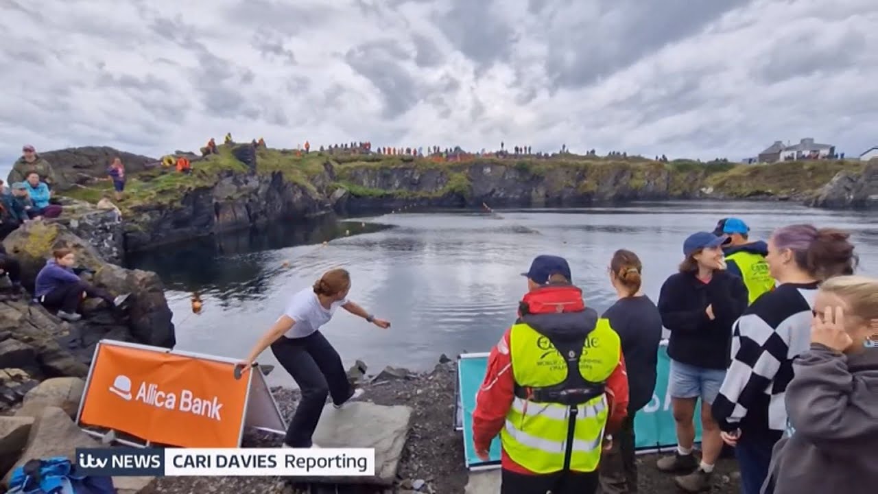 Cheating scandal rocks world stone skimming championships (Global) 15/Sep/2025
