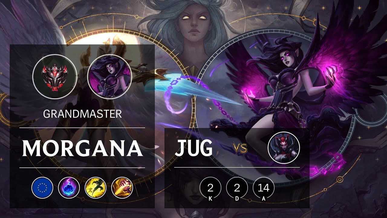 Morgana Jungle vs Elise - EUW Grandmaster Patch 9.16