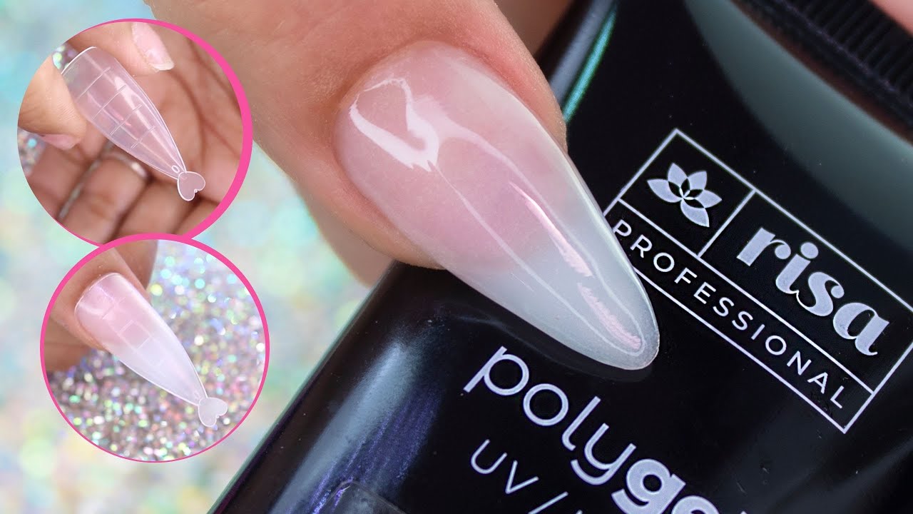 Passo a passo Alongamento Polygel  no Molde f1 Natural Risa | Aline Makelyne