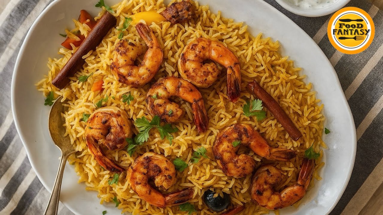 PRAWN BIRYANI RECIPE | SHRIMP BIRIYANI RECIPE | jinga  बिरियानी recipe |