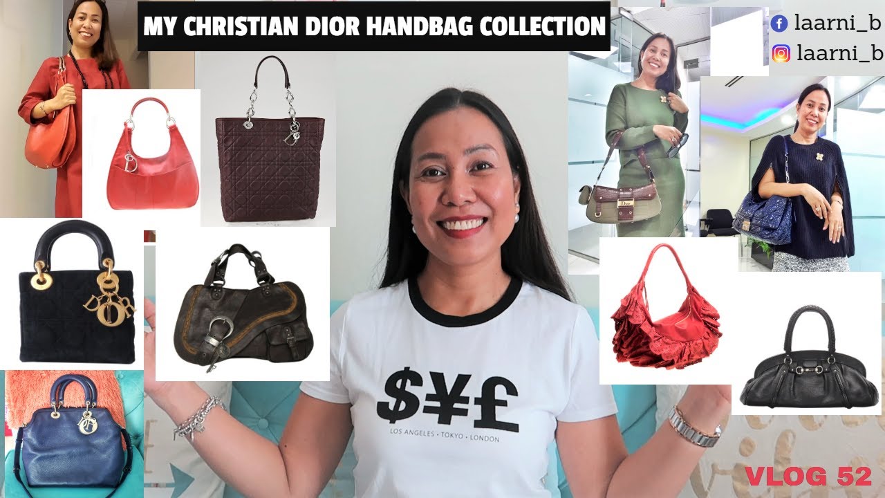 CHRISTIAN DIOR HANDBAG COLLECTION /VINTAGE/LIMITED EDITION/ VLOG 52 / Laarni B N'style