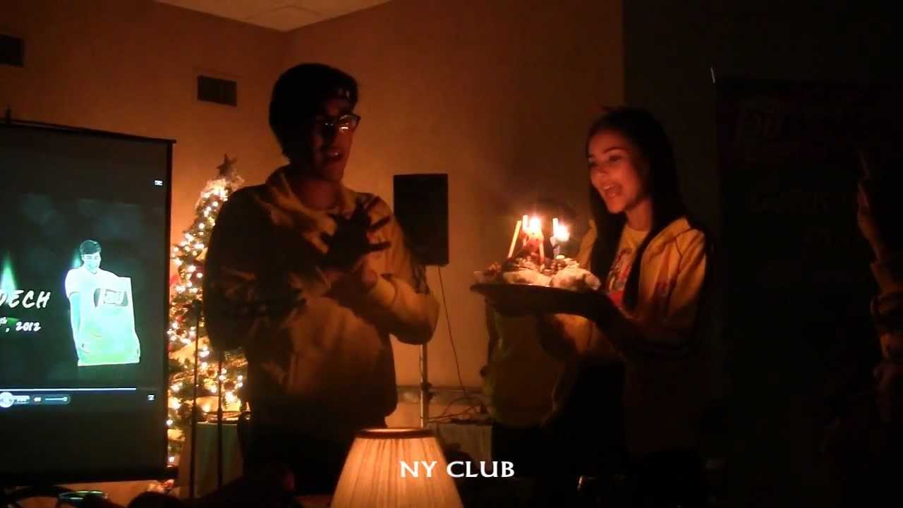 [NY CLUB:Fancam] Happy Birthday to Nadech in Lay's Party in LA 17/12/12