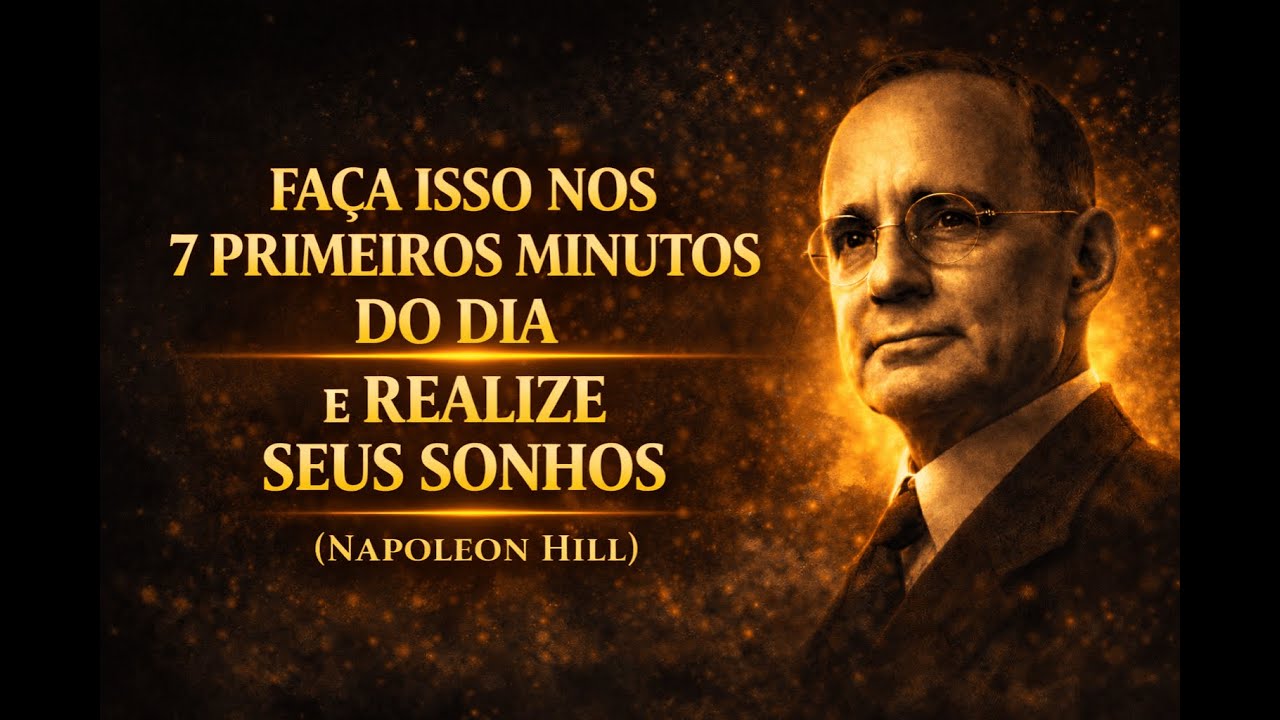 Faça Isso Nos 7 Primeiros Minutos Do Dia e REALIZE SEUS SONHOS | Savedoria de Napoleon Hill