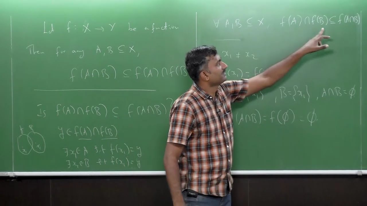 Image of subsets - Intersection and Complements #swayamprabha #ch38sp