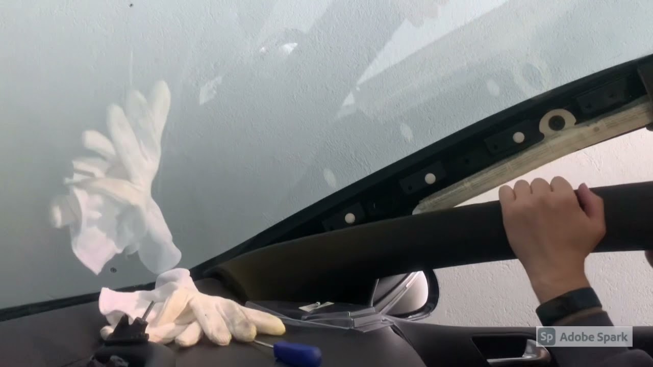 MK5 GTI roof liner fabric replace (detailed removal+installation, step-by-step)