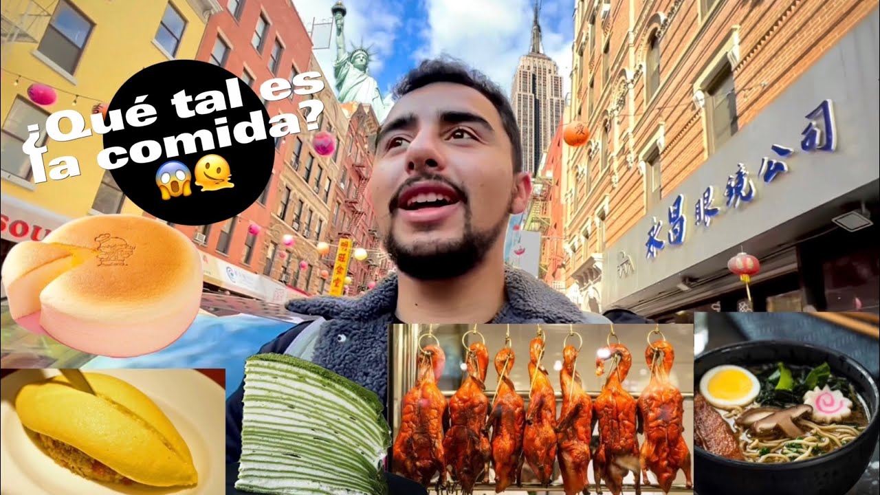 Comiendo en el Barrio Chino de Nueva York 🗽 🇺🇸
