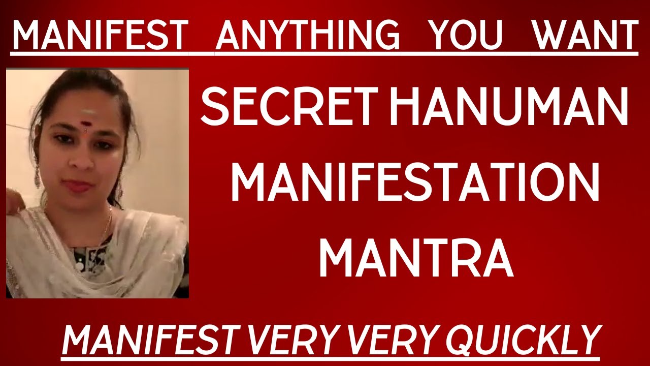 Secret Hanuman Manifestation Mantra - Quick Manifestations & Healings