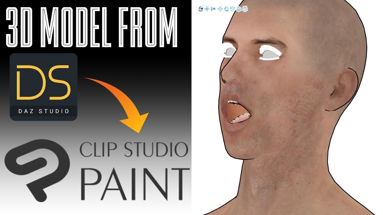 [Clip Studio] 3D Model from Daz Studio to CSP