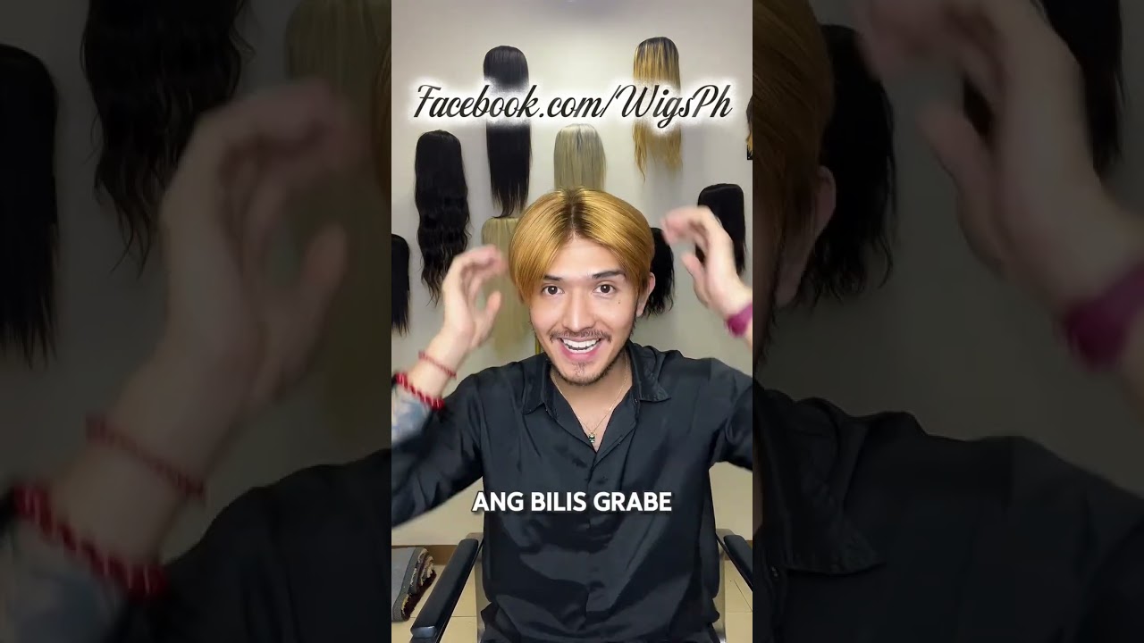Filipino wig maker, mens wig demo