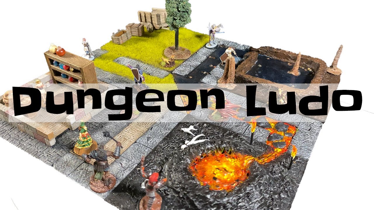 Dungeon Ludo - A New Twist on a Classic Tabletop Board Game