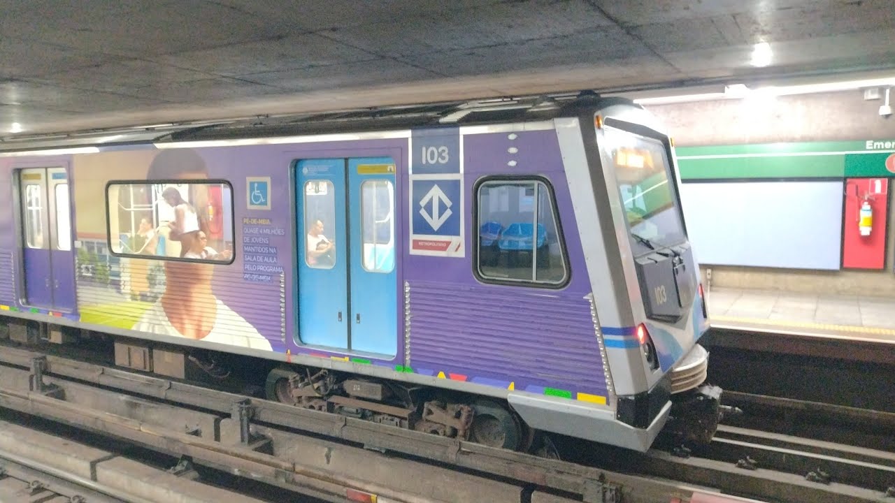 movimentações de trens no metrô de SP e linha 5 Lilais via mobilidade!!