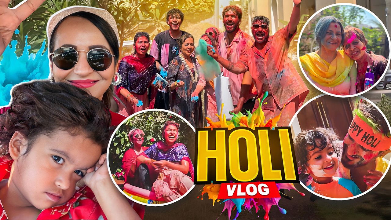 Holi Celebration with FAMILY