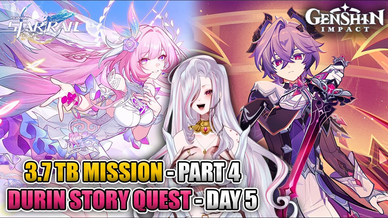 Finishing 3.7 Trailblaze Mission & Durin Story Quest Day 5 | Honkai: Star Rail & Genshin Impact