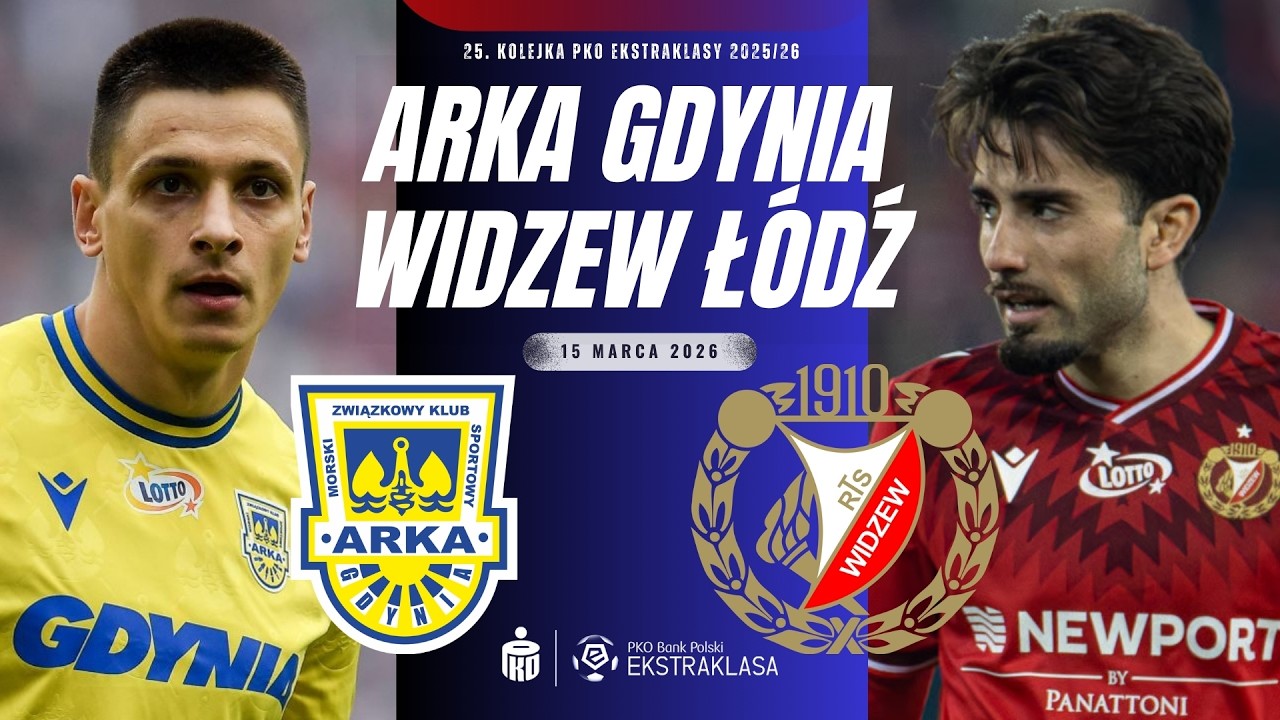 ARKA GDYNIA 0-0 WIDZEW ŁÓDŹ 25. KOLEJKA EKSTRAKLASY 2025/26 | RELACJA NA ŻYWO KOMENTARZ ONLINE LIVE