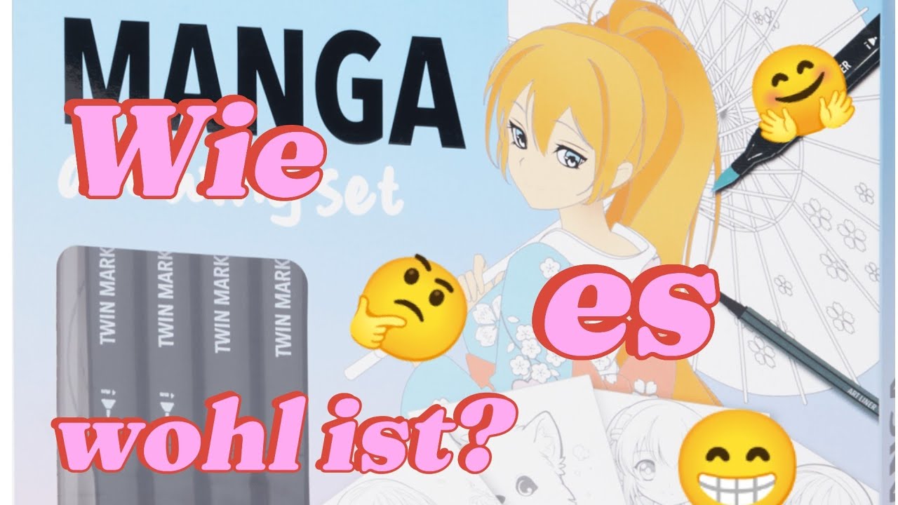 wir testen das Manga-Colorations Set vom Action ob es Spaß macht und was taugt?