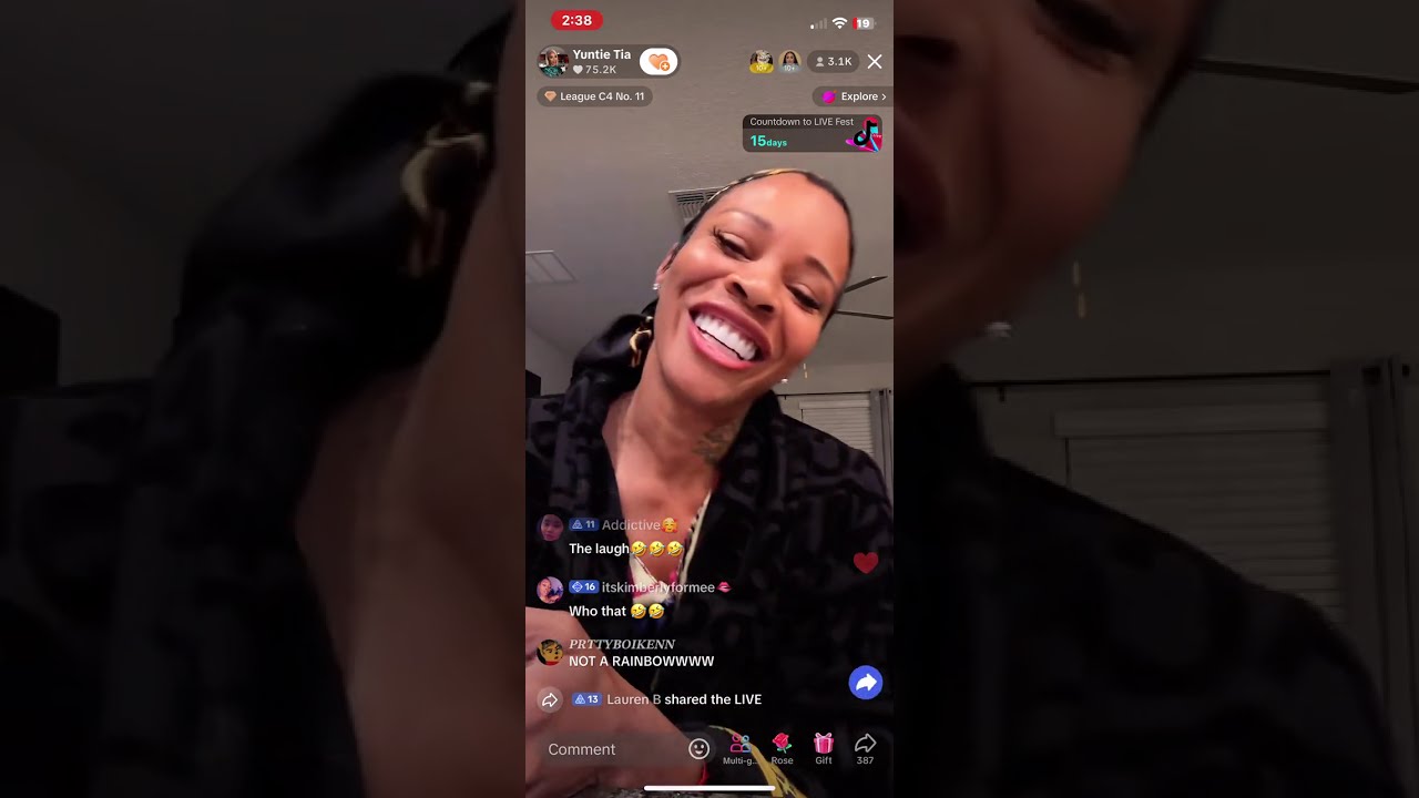 Tia Kemp Calls Ross’ Sister On Live