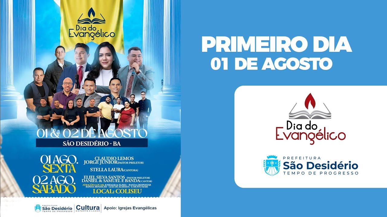 Primeiro dia - Dia do Evangélico em São Desidério 2025