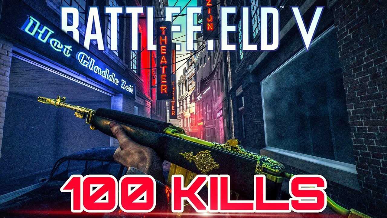 Battlefield V 100 Kills with Iron Sight M1 Carbine on Devastation Conquest