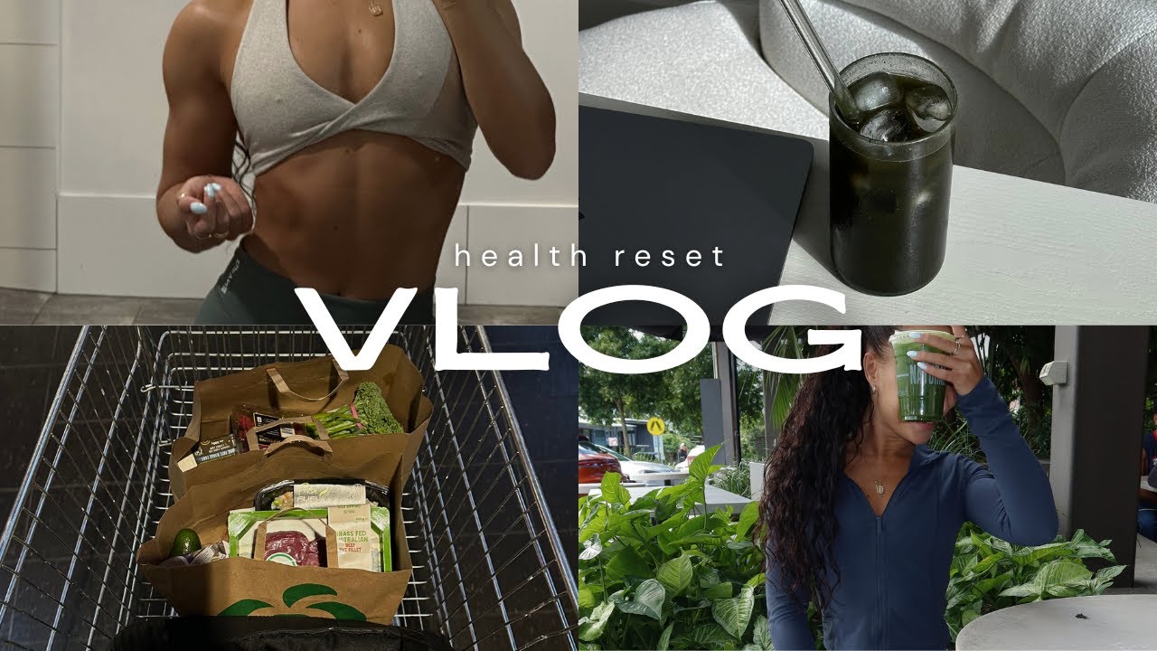 MY FIRST VLOG | getting back on track | health routine reset |