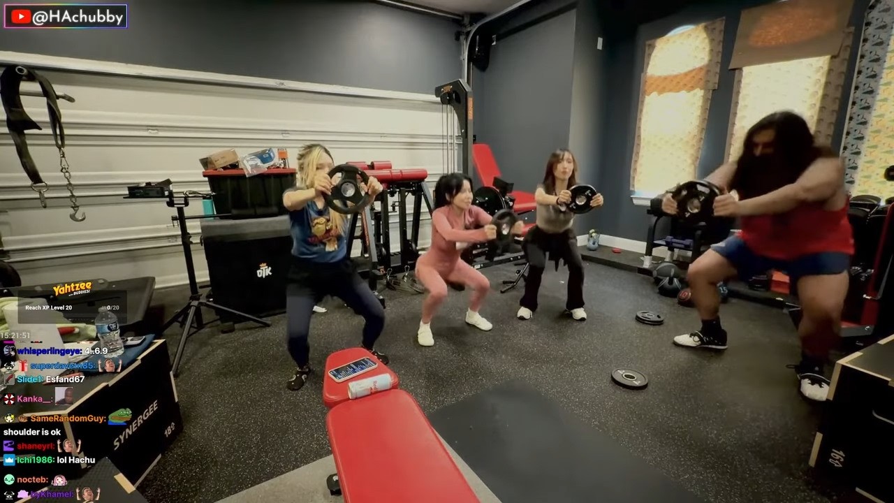Getting Jacked w/ @EsfandTV @MiaMakesMusic1 @notdebpark 💪💀