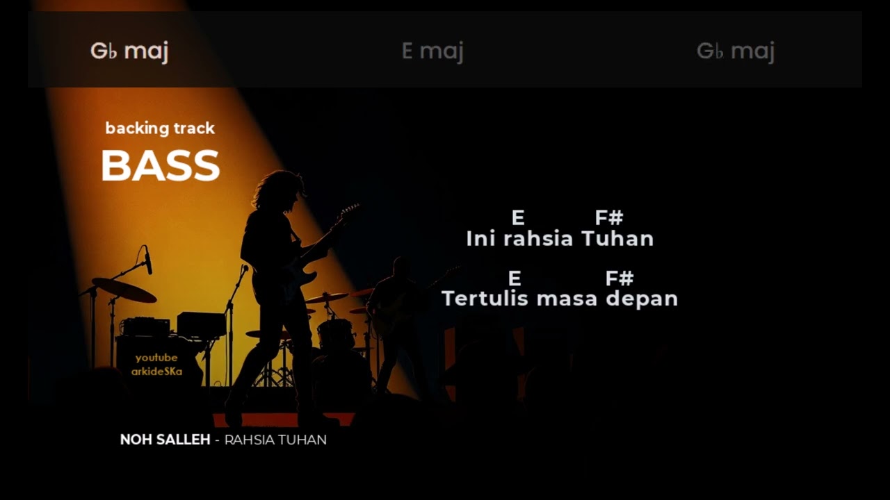 noh salleh - rahsia tuhan | backing track bass