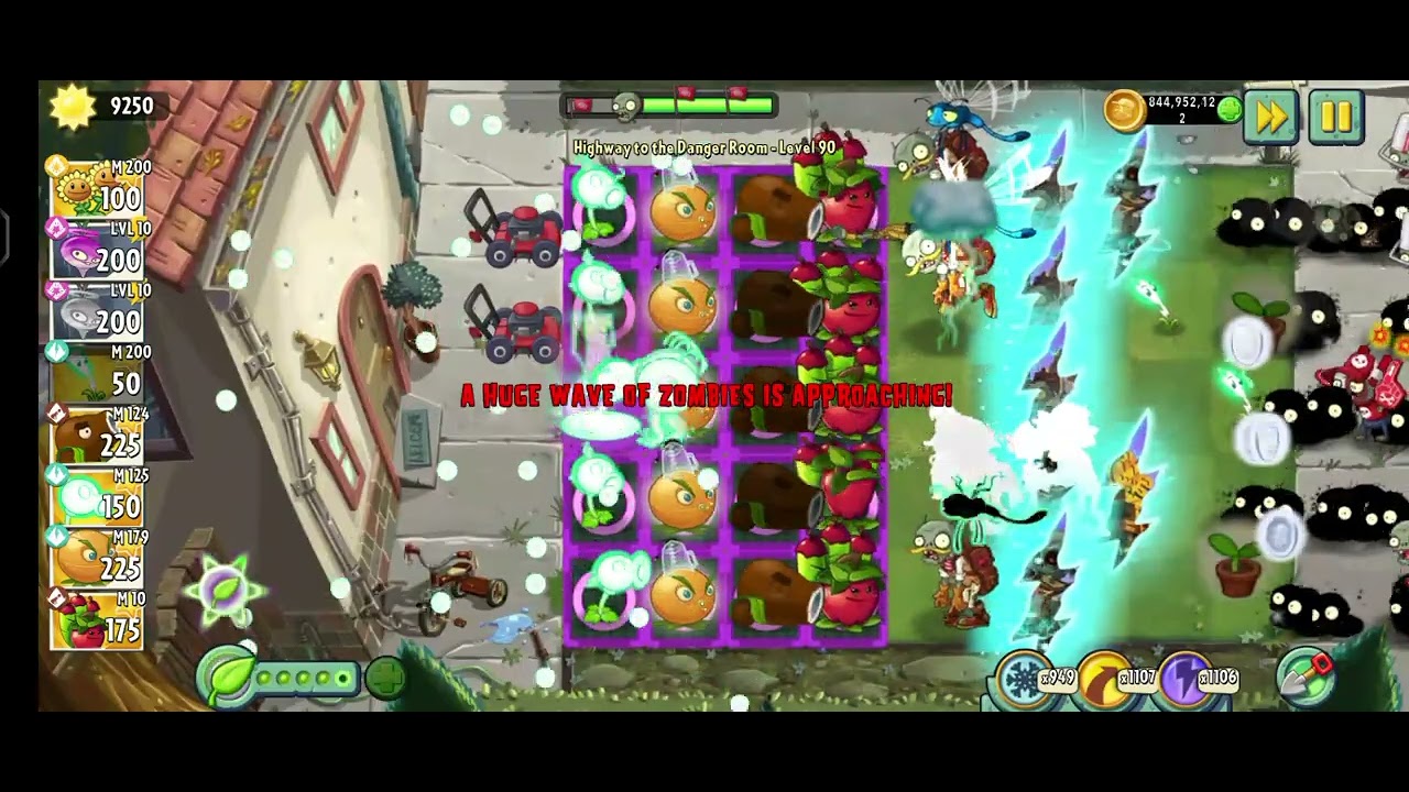 Pvz 2 Highway to The Danger Room lvl 90