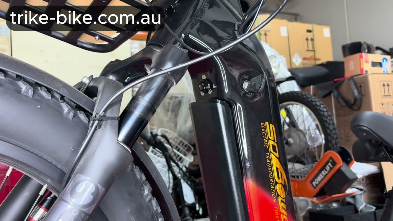 Sobowo Polar Bear Trike Fast Battery Removal !#ElectricTrike #shorts