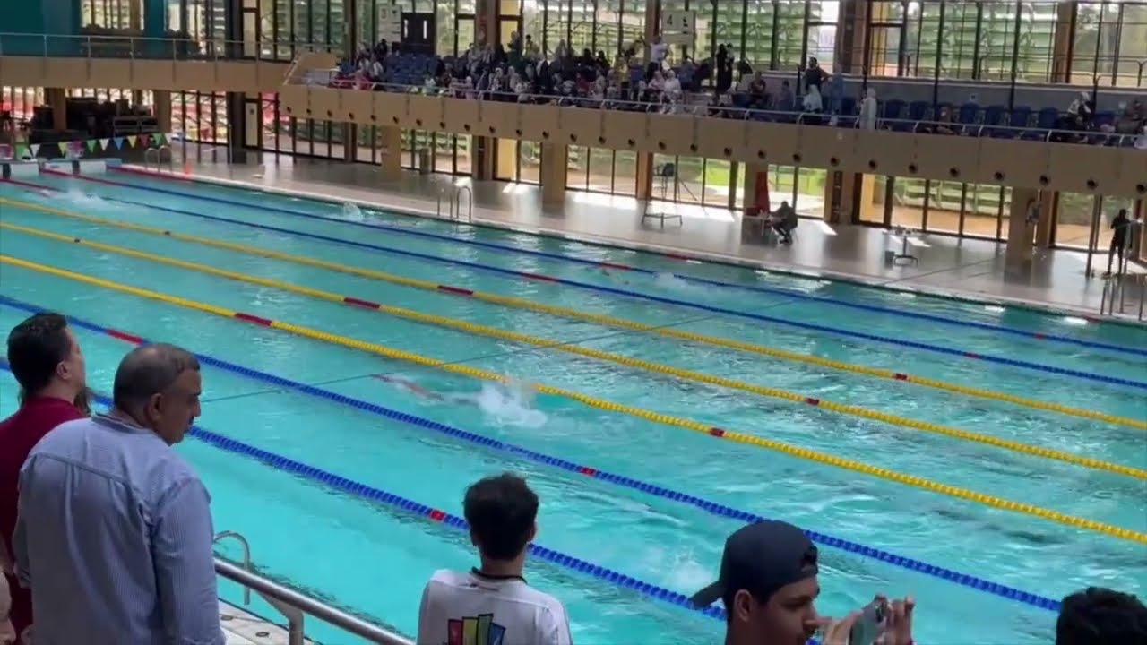 محمد عبيد - سباق 4*100م حرة تتابع فريق الهلال فئة 13-14 سنة - بطولة منطقة الرياض 12-2022