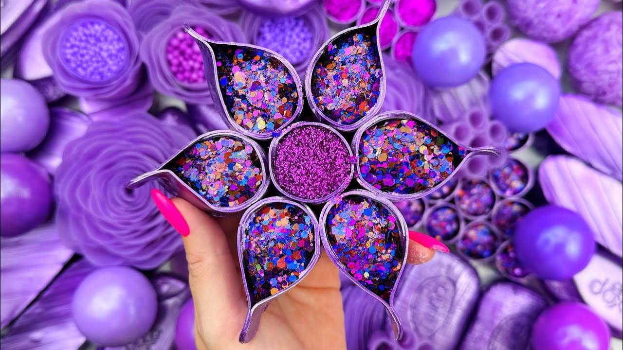 @AllaAsmr (Specific Soap Type) ASMR: Crushing Soap Glitter&Foam&Starch
