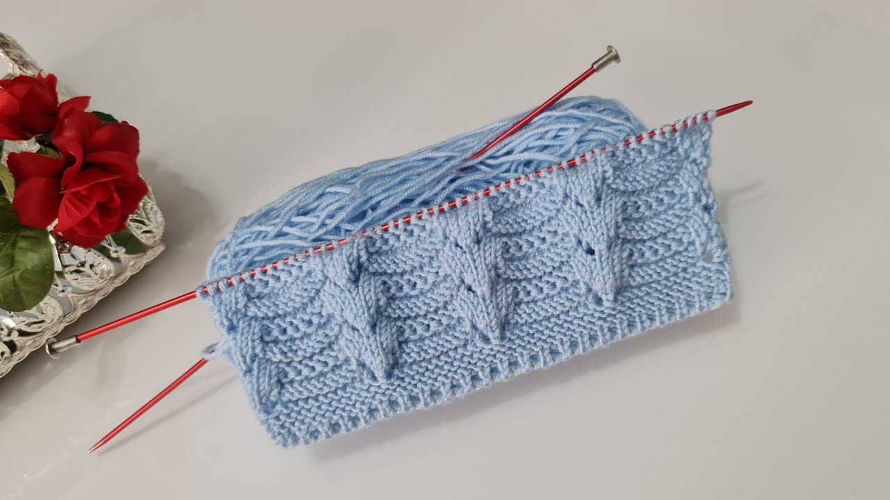 İki şiş yelek hırka battaniye örgü modeli / knitting pattern