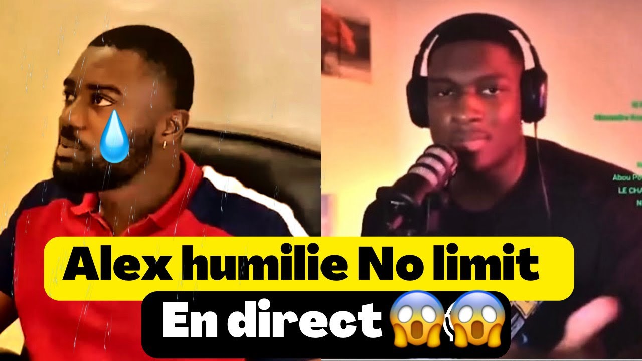 Alex hitchens clash no limit en direct 😱Alex vs no limit ?#redpill #viral #humiliation