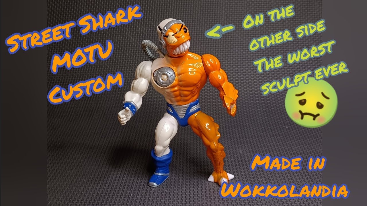 Street Sharks Piranoid Master of the Universe Custom figure 86