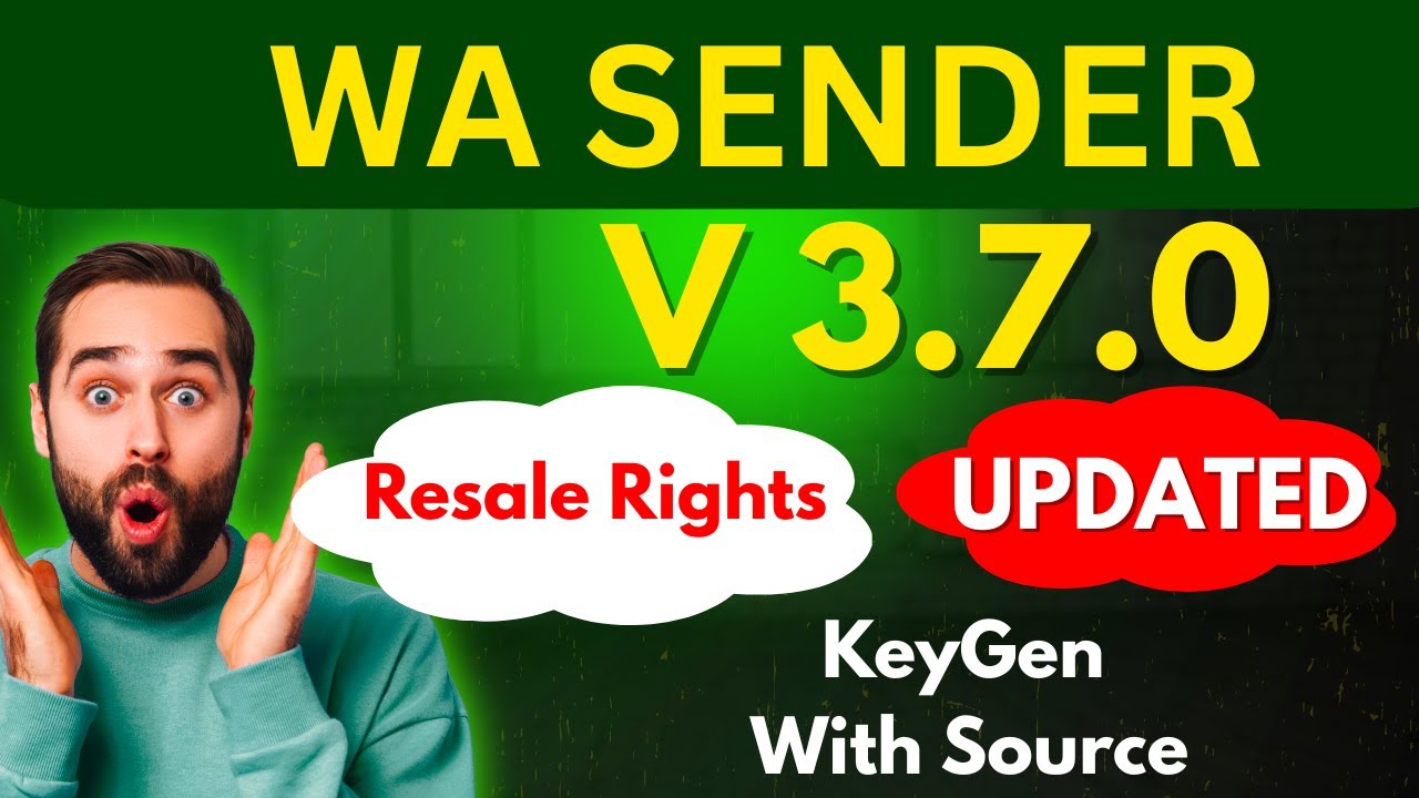 WA Sender 3.7.0 Latest Version | Keygen + Bulk WhatsApp Messaging + FREE WA Defender