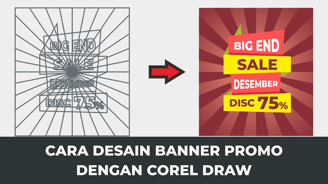 CARA DESAIN BANNER PROMO DENGAN COREL DRAW