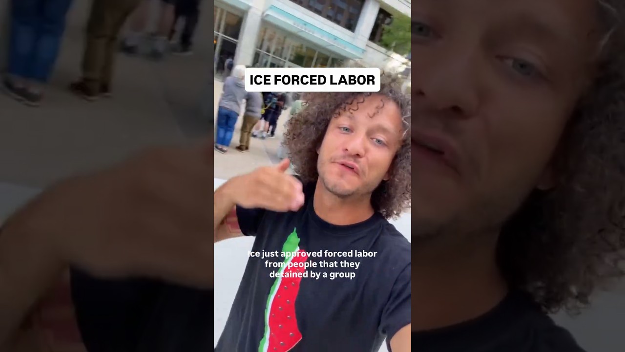 ICE Accused Of Forced Labor? 😳 #ICE #Politics #BreakingNews
