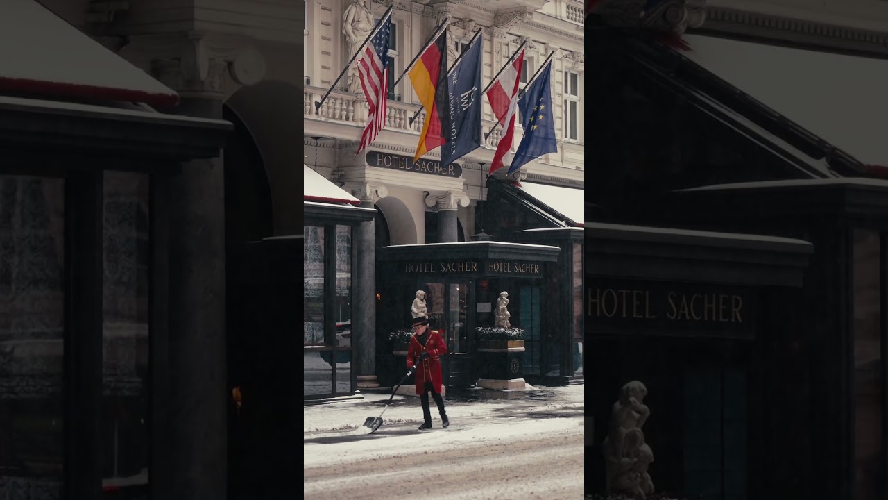 Vienna, wrapped in winter’s quiet embrace ❄️✨