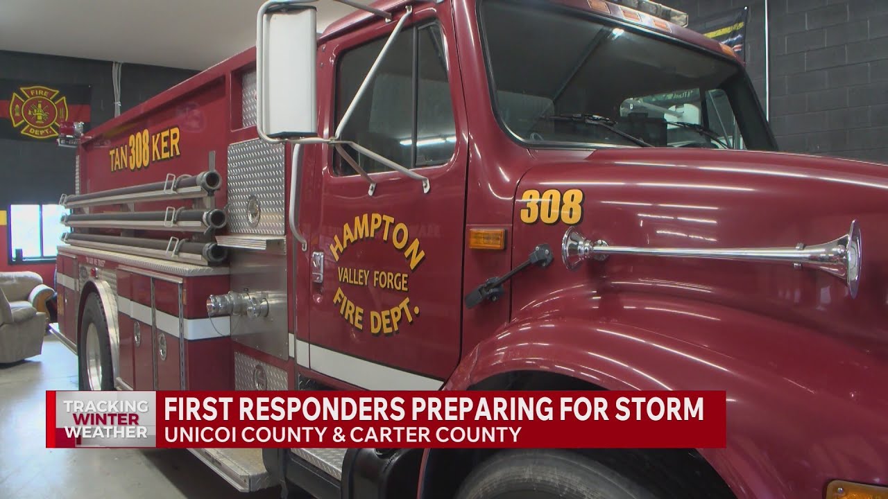 Unicoi County EMS, Hampton VFD says icy conditions could slow response times