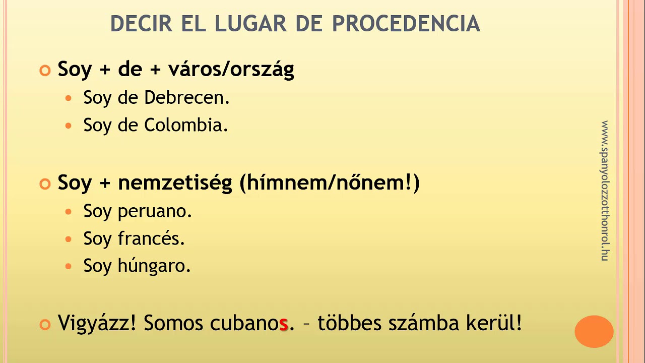 Spanyol kommunikáció - Bemutatkozás